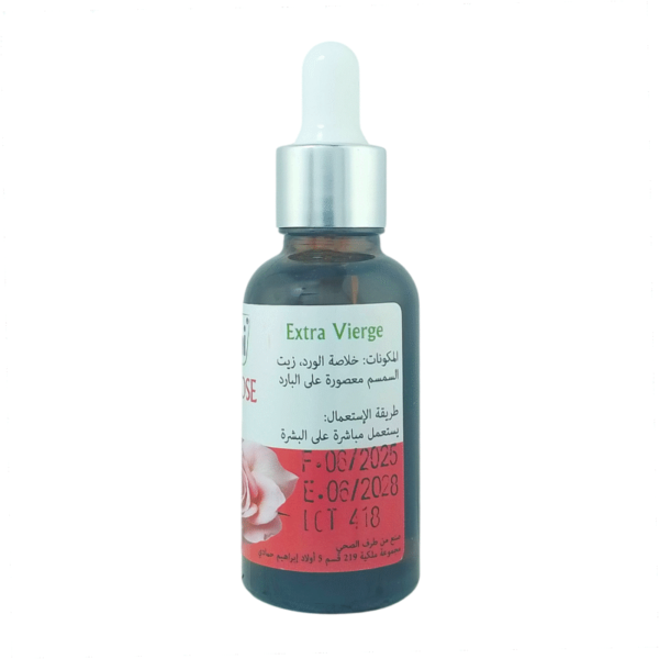 Extrait pure huile de Rose 30ml – Anti-Âge & Hydratation Intense pour un Teint Rayonnant – Image 4